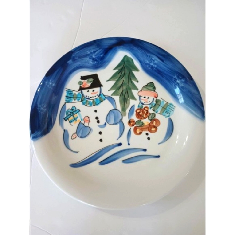 Gift! Tabletops Unlimited China Co. WINTERLAND CHRISTMAS Dinner Plate